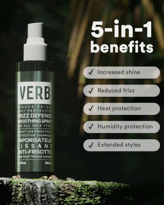 A smoothing spray that provides an anti-frizz shield, protects hair from heat and leaves hair smoother and sleeker with a shiny finish for the ultimate blowout.
