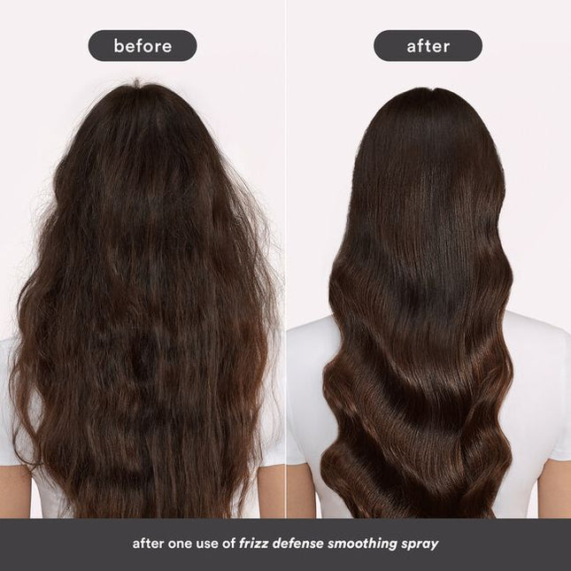 A smoothing spray that provides an anti-frizz shield, protects hair from heat and leaves hair smoother and sleeker with a shiny finish for the ultimate blowout.