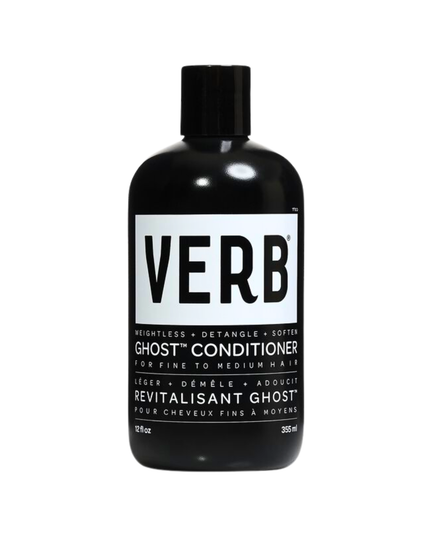 Verb® Ghost™ Conditioner detangles and moisturizes fine hair. Powered by moringa oil, green tea extract and a vegan protein, this conditioner smooths frizz and softens hair.
