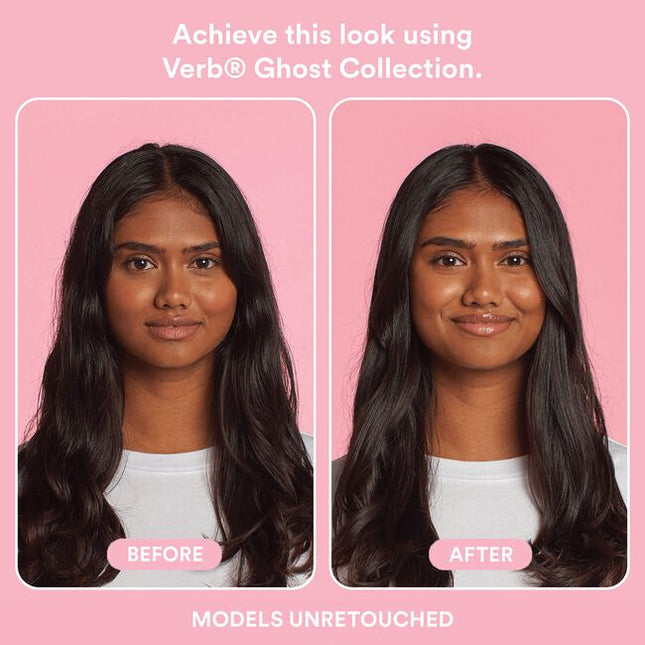 Ghost™ Hairspray provides a lightweight, medium hold for natural-looking, workable styles. This spray gives all-day control and works well to lock in heat styled hair. Powered by moringa oil, this formula was designed to hold without the crunch.