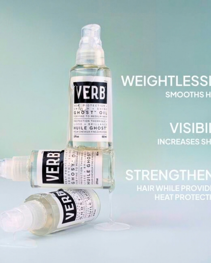 Ghost™ Oil is an everyday weightless hair oil. Powered by moringa oil, this blend hydrates, fights frizz and enhance shine by 75%* for all hair types and textures.