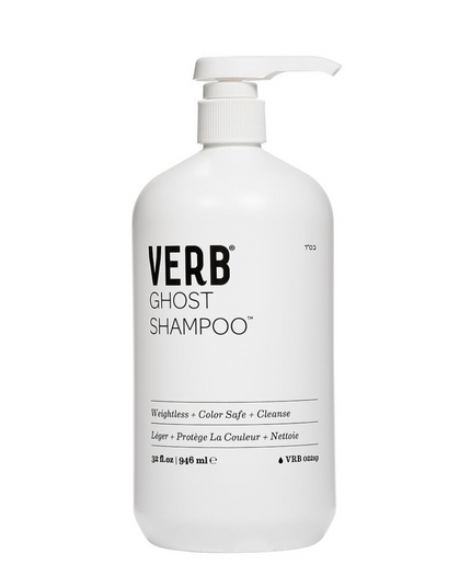 Our bestselling shampoo. Verb® Ghost Shampoo™ weightlessly cleanses and enhances radiant shine for fine hair and daily washers. Powered by moringa oil, this light-as-air formula naturally protects color and smooths frizz without weighing you (or your hair) down.