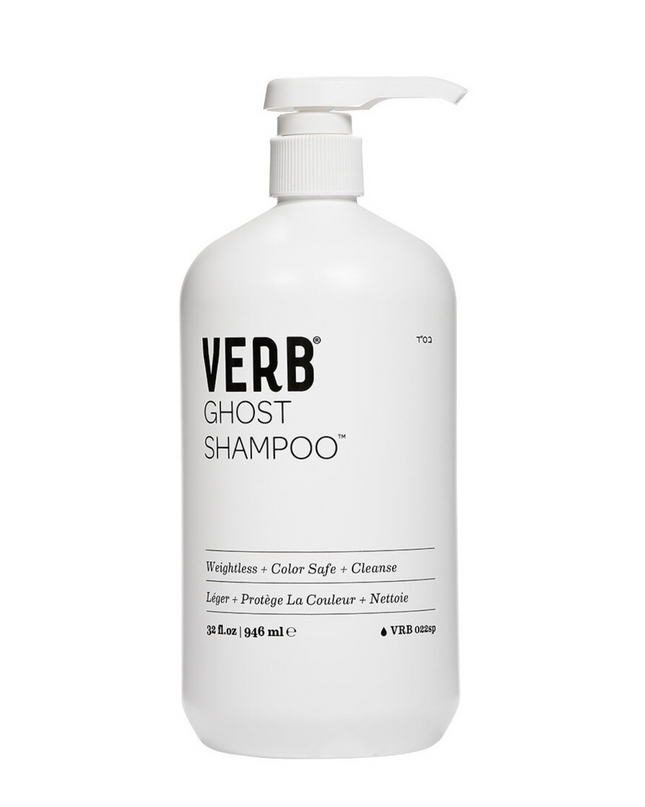 Our bestselling shampoo. Verb® Ghost Shampoo™ weightlessly cleanses and enhances radiant shine for fine hair and daily washers. Powered by moringa oil, this light-as-air formula naturally protects color and smooths frizz without weighing you (or your hair) down.