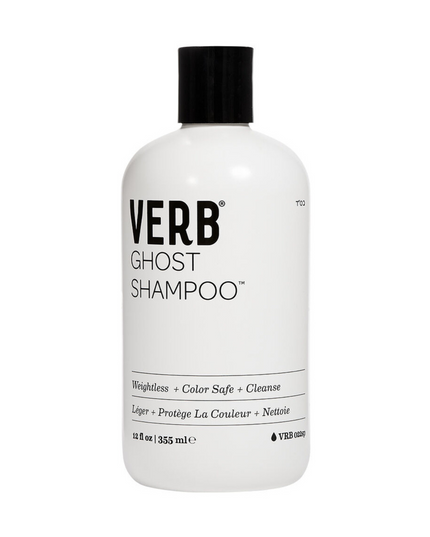 Our bestselling shampoo. Verb® Ghost Shampoo™ weightlessly cleanses and enhances radiant shine for fine hair and daily washers. Powered by moringa oil, this light-as-air formula naturally protects color and smooths frizz without weighing you (or your hair) down.