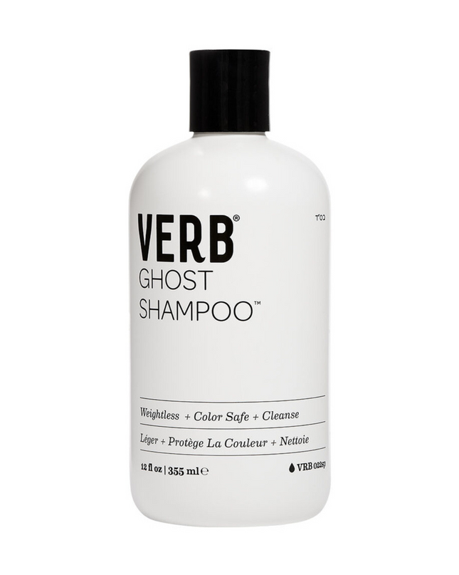 Our bestselling shampoo. Verb® Ghost Shampoo™ weightlessly cleanses and enhances radiant shine for fine hair and daily washers. Powered by moringa oil, this light-as-air formula naturally protects color and smooths frizz without weighing you (or your hair) down.