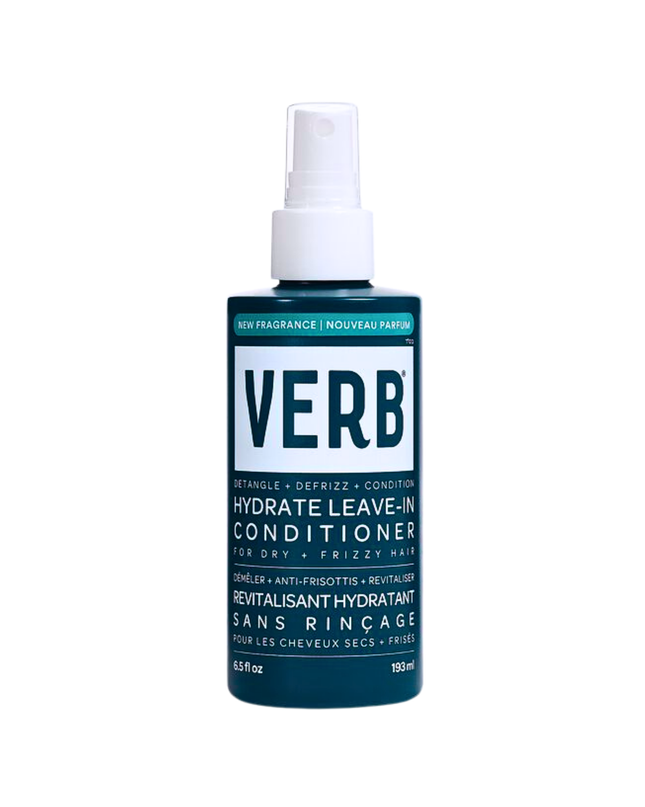 Verb® Hydrate Leave-in Conditioner detangles, hydrates and nourishes hair. Powered by argan oil, babassu oil and a moisture-locking ceramide, this leave-in conditioner adds extra moisture, fights frizz and leaves hair soft and tangle-free.