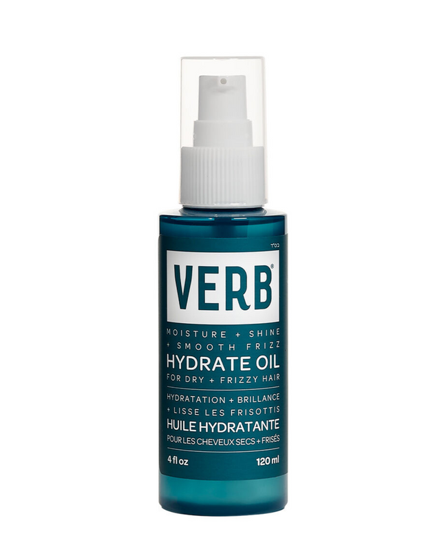 Verb Hydrate Oil is a rich styling oil that smooths strands, provides all-day moisture and protects hair from heat. Powered by argan oil, babassu oil, a moisture-locking ceramide and our heat-shielding technology, this oil is formulated to reduce frizz and add moisture to hair.