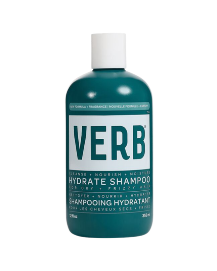 Verb® Hydrate Shampoo gently cleanses and adds moisture to dry, frizzy hair. Powered by argan oil, babassu oil, a moisture-locking ceramide and a hydrating complex, this shampoo is formulated to leave hair nourished.