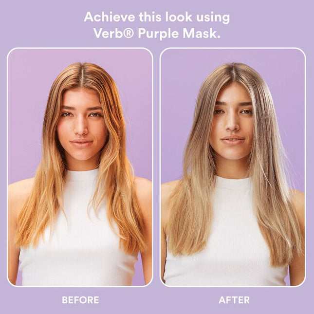 Formulated with pro-grade violet pigment and açai extract, purple mask brightens, hydrates and softens the hair while toning. Designed for reducing brassiness on highlighted, colored or natural blondes and grays. Reduces brassiness by 14%.*
