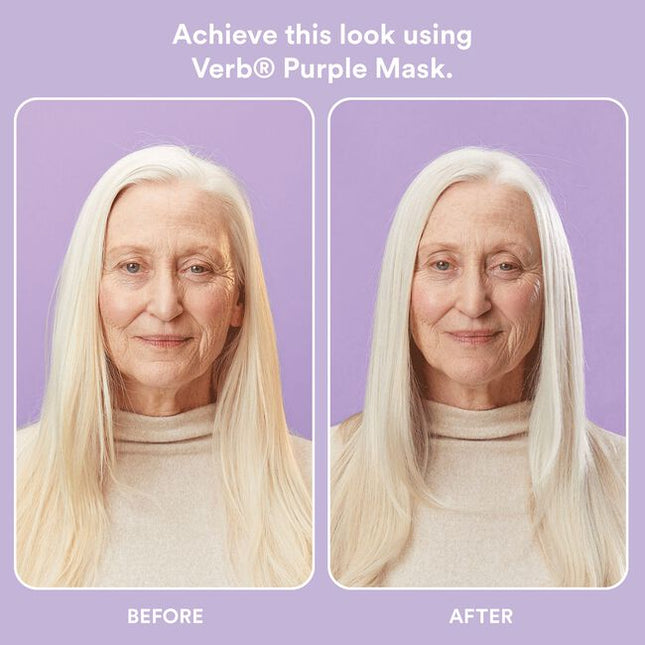 Formulated with pro-grade violet pigment and açai extract, purple mask brightens, hydrates and softens the hair while toning. Designed for reducing brassiness on highlighted, colored or natural blondes and grays. Reduces brassiness by 14%.*
