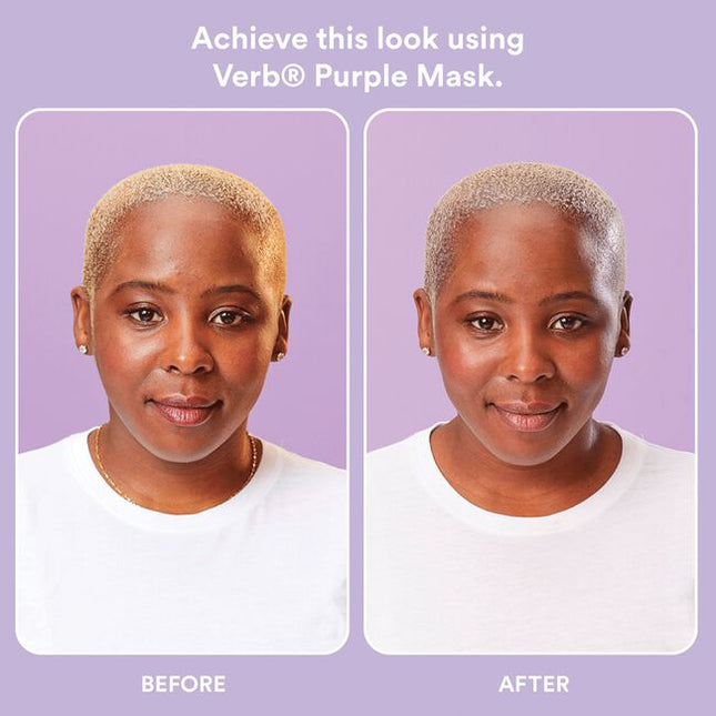 Formulated with pro-grade violet pigment and açai extract, purple mask brightens, hydrates and softens the hair while toning. Designed for reducing brassiness on highlighted, colored or natural blondes and grays. Reduces brassiness by 14%.*