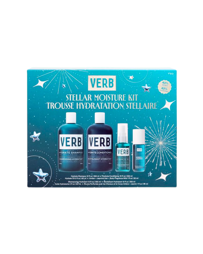 This 4-piece set nourishes dry hair, smooths strands and leaves behind a subtle scent that stays with you like a dream. 