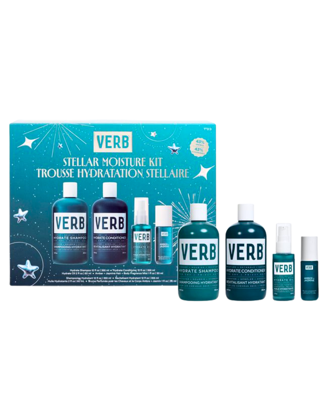 This 4-piece set nourishes dry hair, smooths strands and leaves behind a subtle scent that stays with you like a dream. 