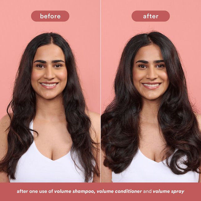 A lightweight volumizing spray that amplifies hair for a full-bodied, all-over lift and flexible finish that keeps hair from falling flat.