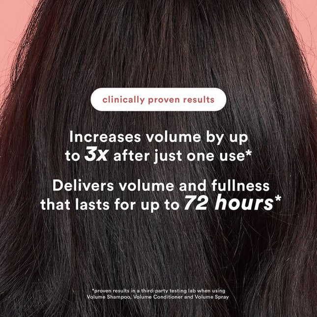 A lightweight volumizing spray that amplifies hair for a full-bodied, all-over lift and flexible finish that keeps hair from falling flat.
