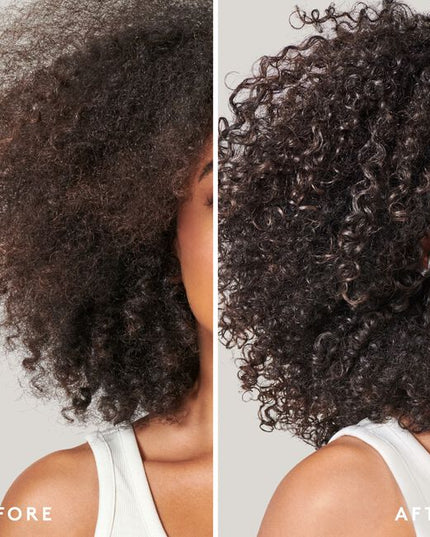 Virtue® Curl-Defining Whip is a hydrating cream that delivers touchable hold, fights frizz, and amplifies curl formation. ""It provides lightweight definition for bouncy curls and waves without the crunchy, sticky after-feel. Alpha Keratin 60ku® not only repaves damaged cuticles and refills microscopic cracks in hair, it also protects against humidity, heat, and environmental damage.