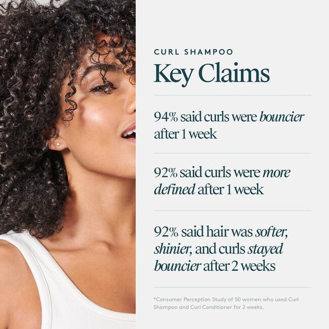Virtue® Curl Shampoo is a rich, non-drying formula that gently cleanses while removing excess oils and build-up to maintain the natural curl pattern. It protects against humidity, heat, and environmental damage while mending and prepping hair for manageable, frizz-free styles.