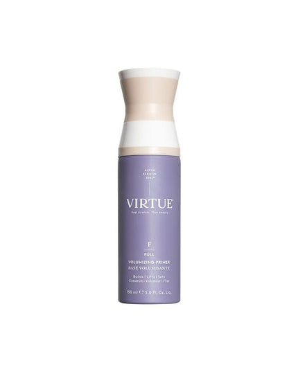 Virtue® Volumizing Primer is a weightless spray formulated to build volume and create the perfect foundation for style. This light mist works to create memory at the root and architect your style for all-day hold. Virtue’s unique formula also protects against heat and environmental damage while mending fine hair prone to breakage with our exclusive Alpha Keratin 60ku® protein. It’s suitable for all hair types.