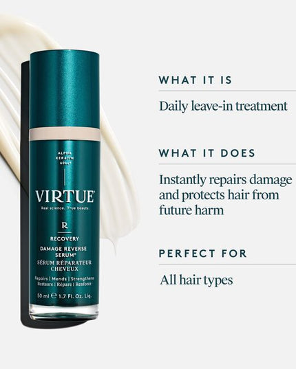 Damage Reverse/Remedy Serum® revolutionizes hair repair by not only fighting future damage, but by instantly repairing damage. Packed with the highest percentage of our bio-identical protein, Alpha Keratin 60ku®. This wonder-working miracle serum instantly repairs the severed bonds that give hair its strength, naturally restores damaged peptides to give hair elasticity, and refills each strand with keratin to smooth, soften, and protect from future harm.
