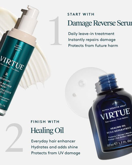 Damage Reverse/Remedy Serum® revolutionizes hair repair by not only fighting future damage, but by instantly repairing damage. Packed with the highest percentage of our bio-identical protein, Alpha Keratin 60ku®. This wonder-working miracle serum instantly repairs the severed bonds that give hair its strength, naturally restores damaged peptides to give hair elasticity, and refills each strand with keratin to smooth, soften, and protect from future harm.