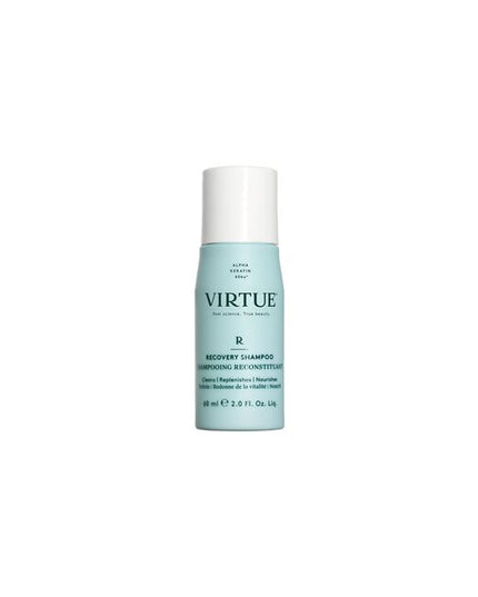 Virtue® Recovery Shampoo works to rebuild damaged hair with each use. It gently dissolves daily build-up while filling in cracks of damage to leave hair healthy, soft, and supple.