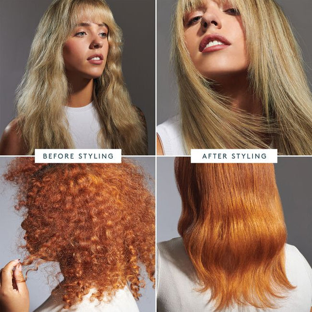 Virtue® Un-Frizz Cream is a leave-in treatment cream that instantly transforms hair’s texture. It conditions and smooths hair, wet or dry, eliminating frizz, protecting from heat, and locking out humidity to keep it sleek all day.