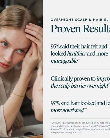  Virtue® Overnight Scalp &amp; Hair Elixir is a transformative nightly leave-in serum that restores and revitalizes the scalp barrier and hair health while you sleep, because true luminosity starts at the roots. 