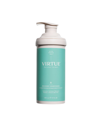 Virtue® Recovery Conditioner is a rich, luxurious conditioner that helps bring damaged hair back to life. It reconstructs frayed cuticles and brittle ends, infusing hair with softness, shine, and manageability.
