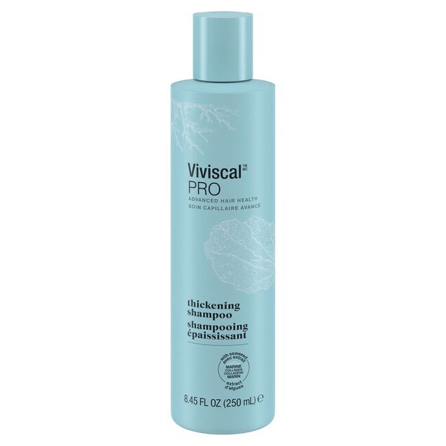Viviscal PRO Thickening Shampoo gently cleanses hair and scalp leaving hair looking thicker and fuller.