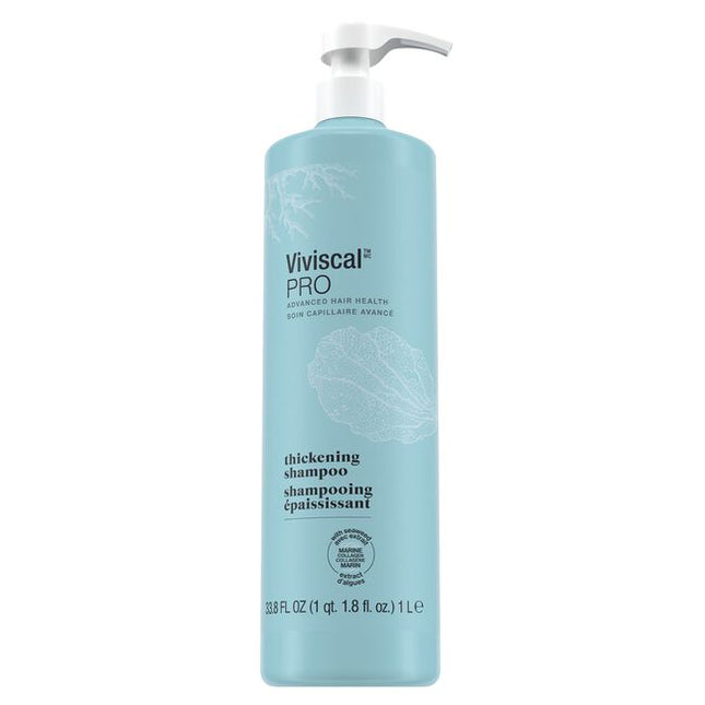 Viviscal PRO Thickening Shampoo gently cleanses hair and scalp leaving hair looking thicker and fuller.