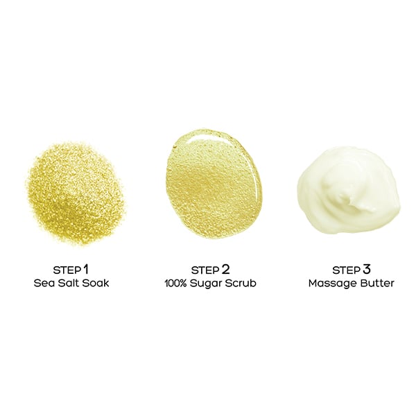 Meet the most skinvigorating 3-step, single-use pedicure kit. Squeeze the day with our lemon-scented Pedi in a Box. When life gives you lemons, you treat your clients to a refreshing pedicure treatment that gives dehydrated, dull skin a much-needed pick-me-up.