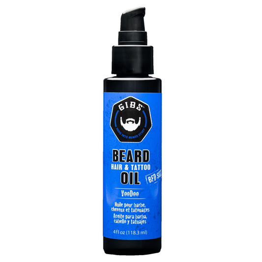 GIBS Grooming - Voodoo Prince Beard, Hair & Tattoo Oil Oil 4 oz