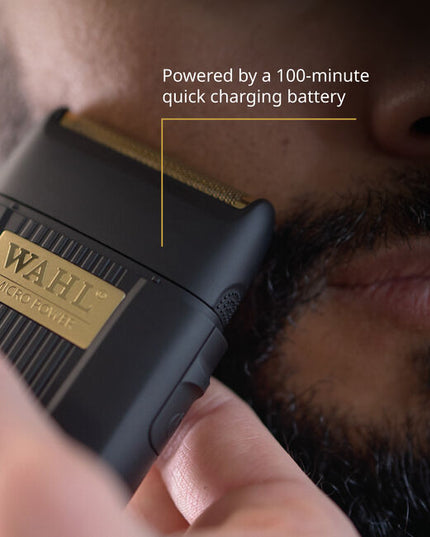 Introducing the NEW Wahl Micro Power Finishing Tool! This small, single-foil shaver is a must-have for precision haircuts. This powerful super close finishing tool is excellent for detail work and hard to reach areas. The Wahl Micro Power Finishing Tool features a convenient USB-C charging as well as a spare foil and cutter bar.