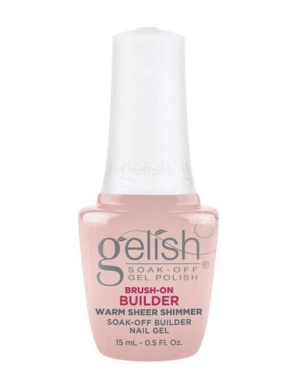 Gelish's Brush-On Builder is an all-in-one gel product that can extend, overlay, build, and create nail art. The LED cured gel coat has a unique self-leveling formula that provides perfect control to prevent sidewall flooding!