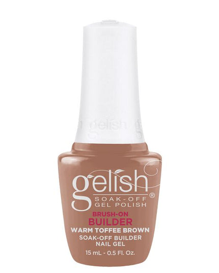 Gelish's Brush-On Builder is an all-in-one gel product that can extend, overlay, build, and create nail art. The LED cured gel coat has a unique self-leveling formula that provides perfect control to prevent sidewall flooding!