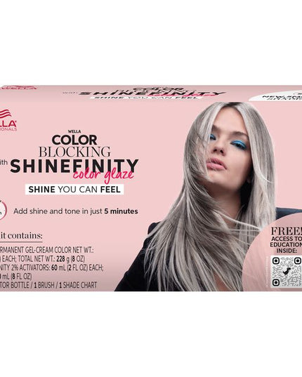 Save 21% when you purchase the Shinefinity Color Blocking Kit which includes 1- Shinefinity 010/0, 1- Shinefinity 010/6, 1- Shinefinity 010/8, 1- Shinefinity Clear 00/00, 3- Shinefinity Base 60ml 2% Bottle Activator, and 1- Free Shinefinity Base 60ml 2% Bottle Activator, 1- Free Shinefinity Brush, 1- Free Shinefinity Applicator Bottle, 1- Free Shinefinity Flash Shades Leaflet.