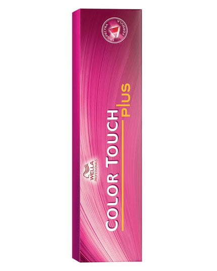 More coverage than Wella Professionals Color Touch to help quickly cover more stubborn grey hair. This hair dye palette has been developed to complement the Koleston Perfect Shades. Color Touch Plus provides grey hair coverage and high shine with effortless maintenance.