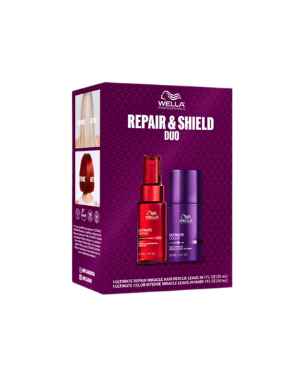 The perfect duo to repair hair damage in 90 seconds* & shield color vibrancy.