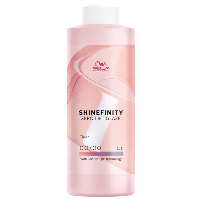 Shinefinity is Wella's new translucent demi-permanent hair color for shine you can feel with up to 250% shinier hair.* A clean formula with balanced pH technology, this no-drip gel cream offers up to 6 weeks of long-lasting color glaze with zero lift and zero damage for true-to-tone and reliable color results.

*versus untreated bleached hair.