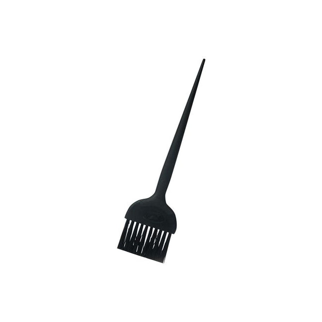 The Wella Application Color Tint Brush is a color application brush that features a sturdy and easy to hold handle. The firm bristles give you even color application.
