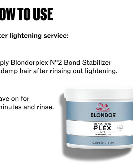 Discover Wella's exclusive* technology with the Opti pH System that helps reconstruct inner hair bonds (structure) for stronger hair during /after lightening and color services whilst ensuring perfect lifting &amp; color results. No. 2 Bond Stabilizer further strengthens the hair bonds and rebalances the pH factor.