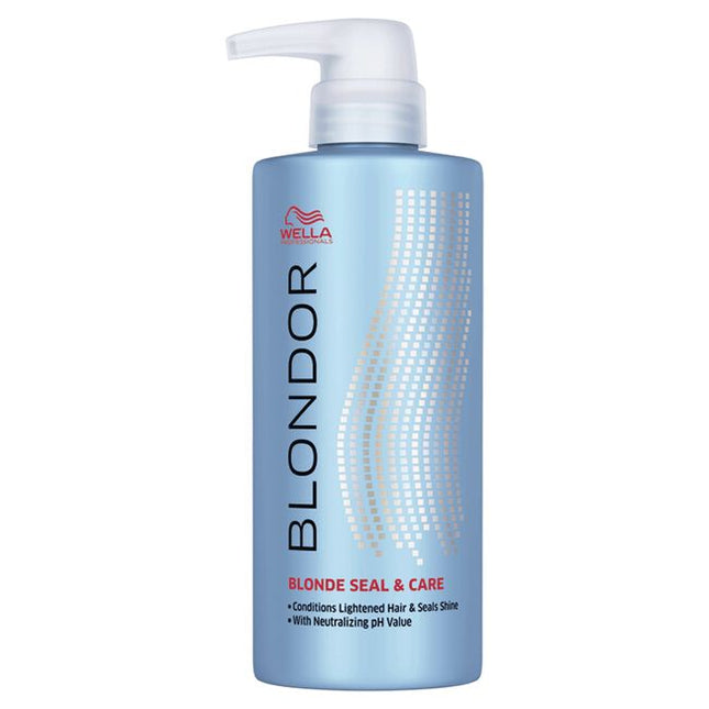 Think Blonde! As clients ask to lighten up for warmer weather, Blondor empowers you to achieve beautiful results across the full spectrum of blond hair. Blonde Seal & Care stops oxidation, seals the cuticle and adds shine to blonde hair.