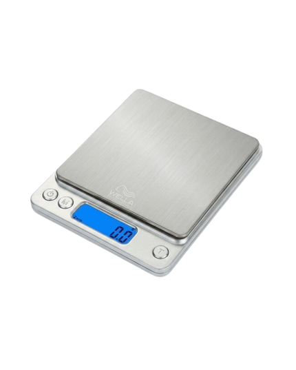 Wella Color Scale precisely weighs and measures hair coloring formulas to ensure consistent color results. 