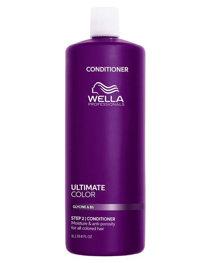 Cuticle smoothing conditioner. Moisture & anti-porosity for all colored hair. Color care from the inside out, for healthy-looking hair. Patented technology.