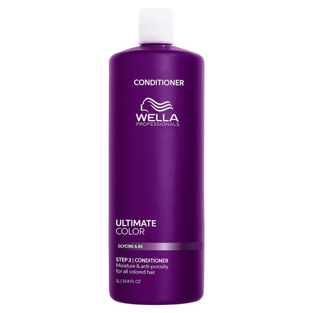 Cuticle smoothing conditioner. Moisture & anti-porosity for all colored hair. Color care from the inside out, for healthy-looking hair. Patented technology.
