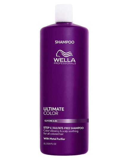 Sulfate-free scalp soothing shampoo. Color vibrancy & scalp soothing for all colored hair. Color care from the inside out, for healthy-looking hair. With Patented technology. With Metal Purifier technology.