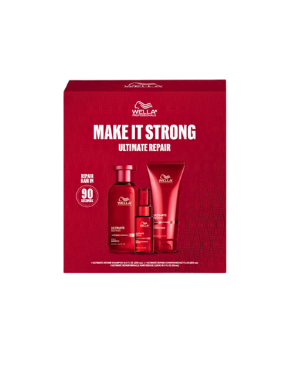 Your 3-step daily routine for visibly stronger, healthier-looking hair with ULTIMATE REPAIRShape
