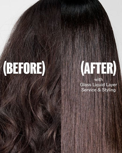 Experience the ultimate in frizz control and shine with Wella Professionals ULTIMATE SMOOTH Glass Liquid Layer, an instant leave-in spray treatment crafted for professional salon use. With Squalane and Omega-9 to deeply nourish hair inside and replenish hair outside - dermatologically tested and suitable for coloured hair.