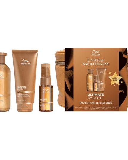 ULTIMATE SMOOTH is the professional hair care regimen designed for smooth, nourished results on dry, dull and frizzy hair.