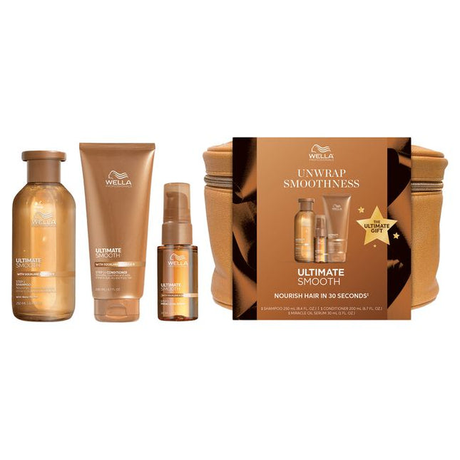 ULTIMATE SMOOTH is the professional hair care regimen designed for smooth, nourished results on dry, dull and frizzy hair.